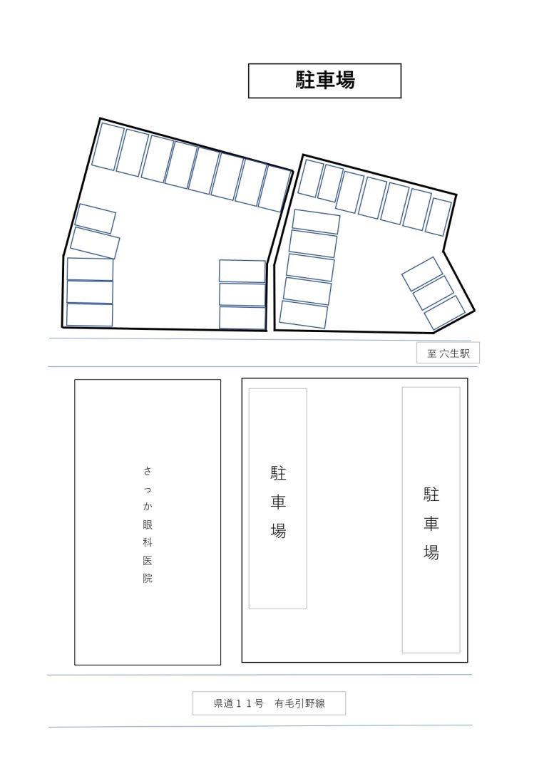 さっか眼科駐車場